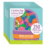 Box Full Of Plastic Easter Eggs for Hunt