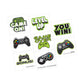Level Up Gaming Temporary Tattoos Birthday Party Favor Pack of 8