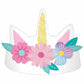 Enchanted Unicorn Paper Crown Birthday Party Hat 8 Pack