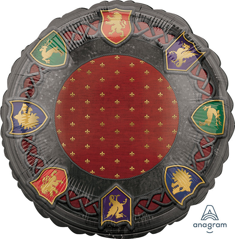 18" Round Foil Balloon Medieval