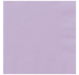 Lavender Solid Beverage Napkins 20/CT