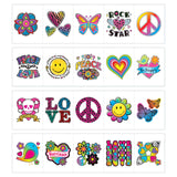 Peace, Love, Happiness Mega Value Pack Of Temp Tattoos 120pcs