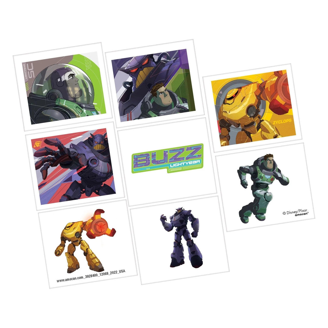 Lightyear Temporary Tattoos Party Favor