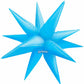 Prima Electric Blue 26" 3D Magic Starburst Shape Air Fill Foil Balloon