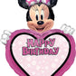 Personalized Minnie Mouse Jumbo Balloon