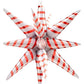 22" Exploding StarBurst Red/White Stripes Candy Cane