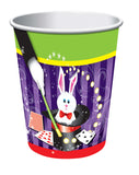 Magic Rabbit Show Beverage 9oz Paper Cups Birthday Party Decor Tableware 8pcs/pk