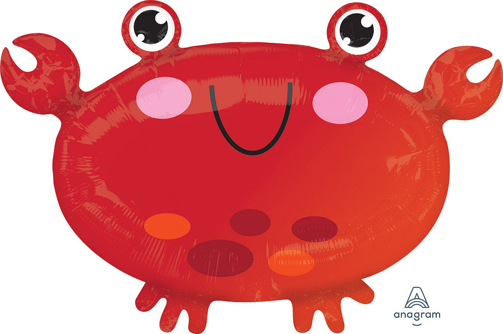 Adorable Red Crab Foil Balloon