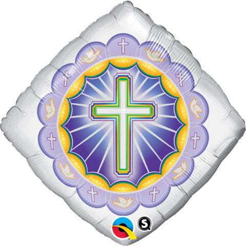Religious Cross Foil Balloon