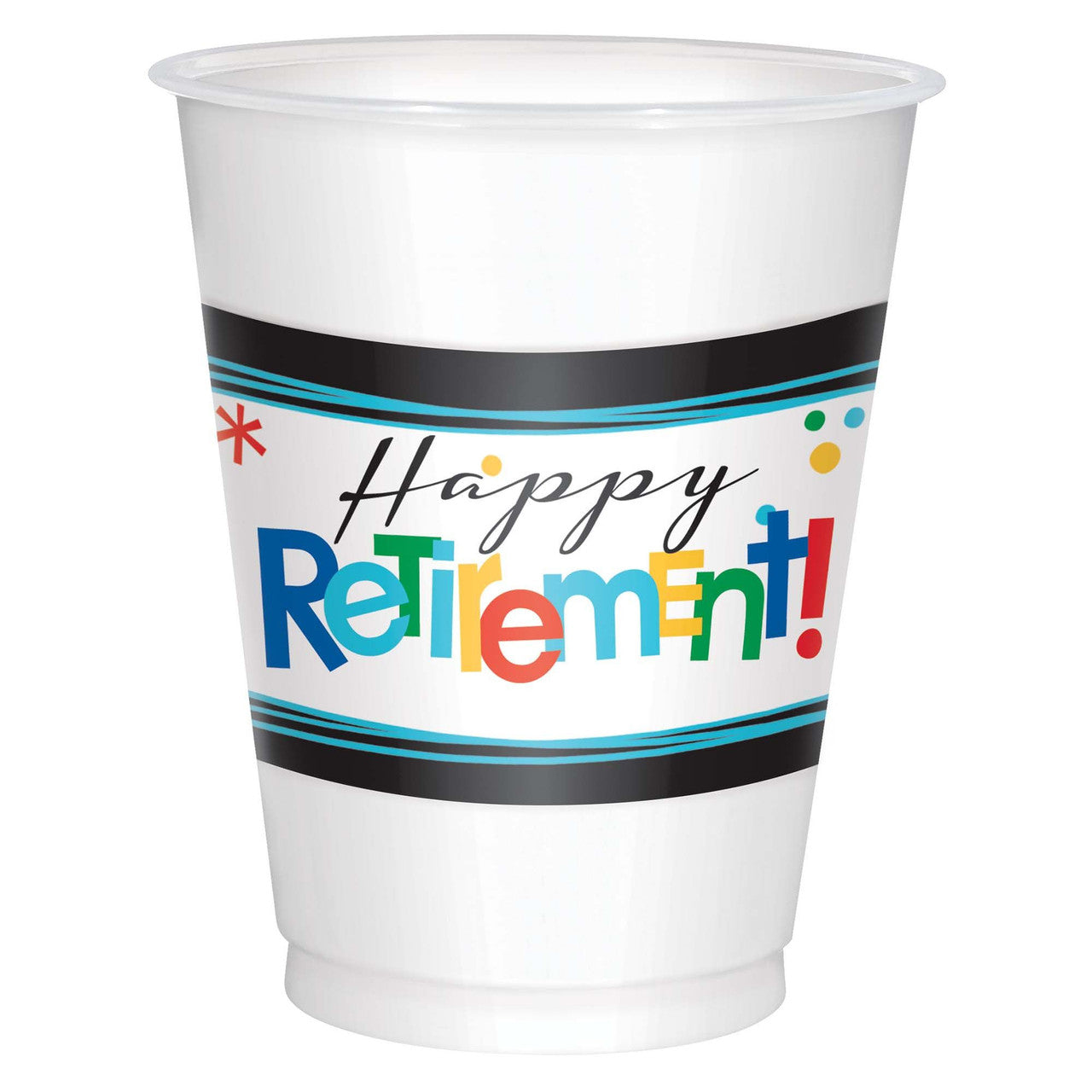 Officially Retired Plastic Cups, 16 oz.