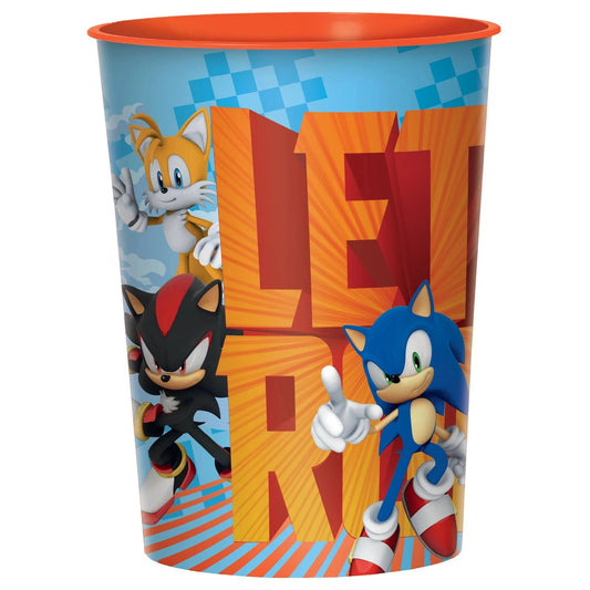 Sonic Plastic Cup Party Favor