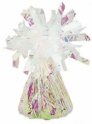 Iridescent Foil Balloon Weight 150g - Anagram Party Supplies