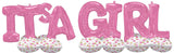 "It's A Girl" Indoor & Outdoor Use Balloon Decoration