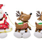 Santa's Sleigh & His Reindeer Foil Balloon Set
