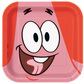 SpongeBob SquarePants Square Patrick Star 7" Dessert Plates 8/CT