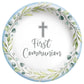My First Communion 6.75" Round Plates - Blue 20/CT