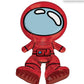 Sitting Spies In Space Among Us  Air-Filled Decorative Foil Balloon