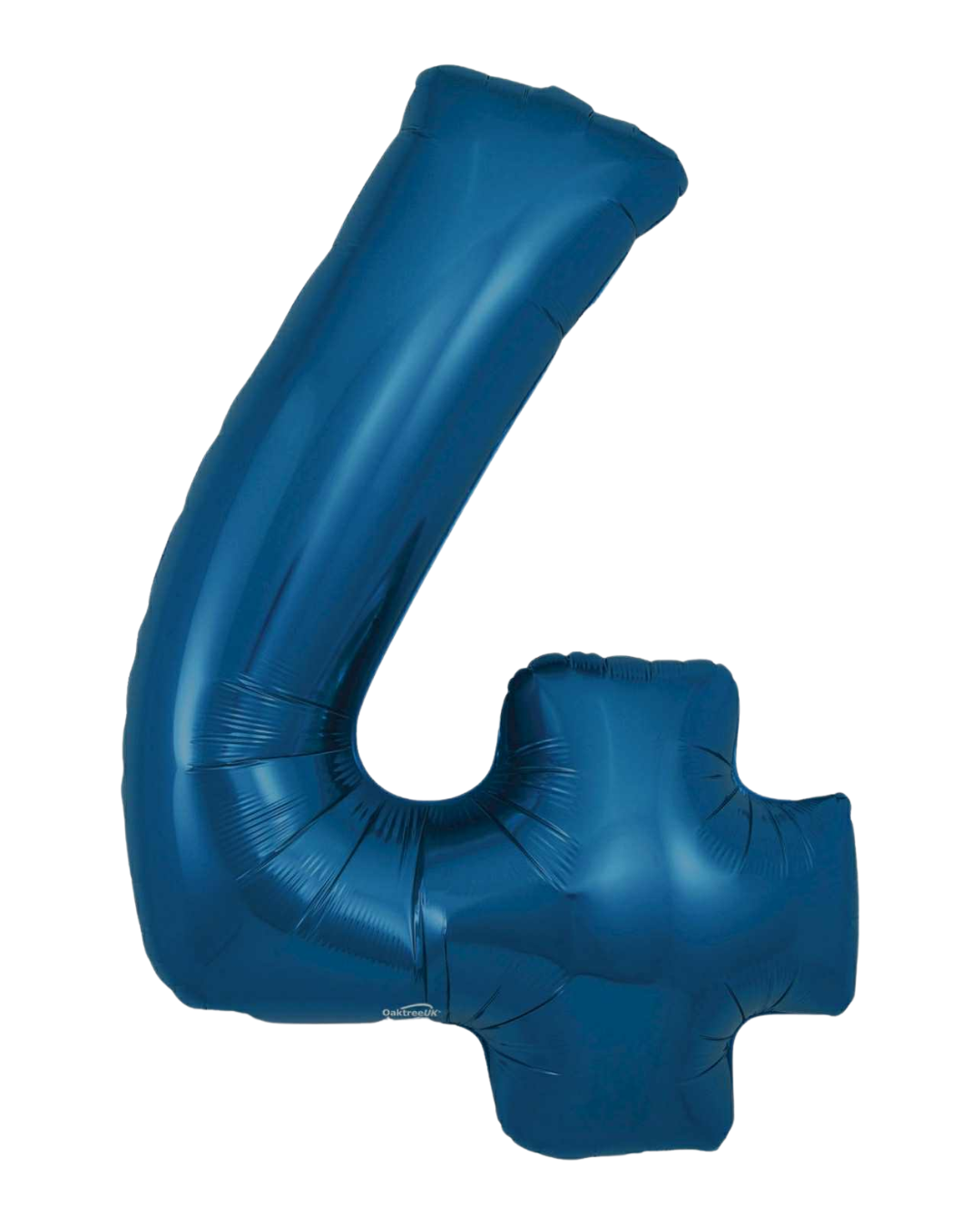 34” Number Balloon Navy Blue Foil