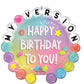 Happy Birthday Friendship Bracelet 26" Foil Balloon