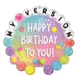 Happy Birthday Friendship Bracelet 26" Foil Balloon