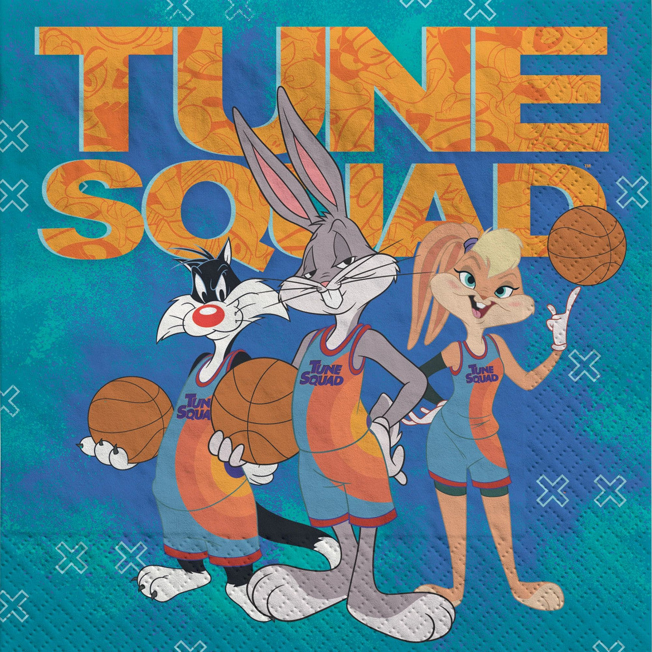 Space Jam Party Beverage Napkins 16 Pack