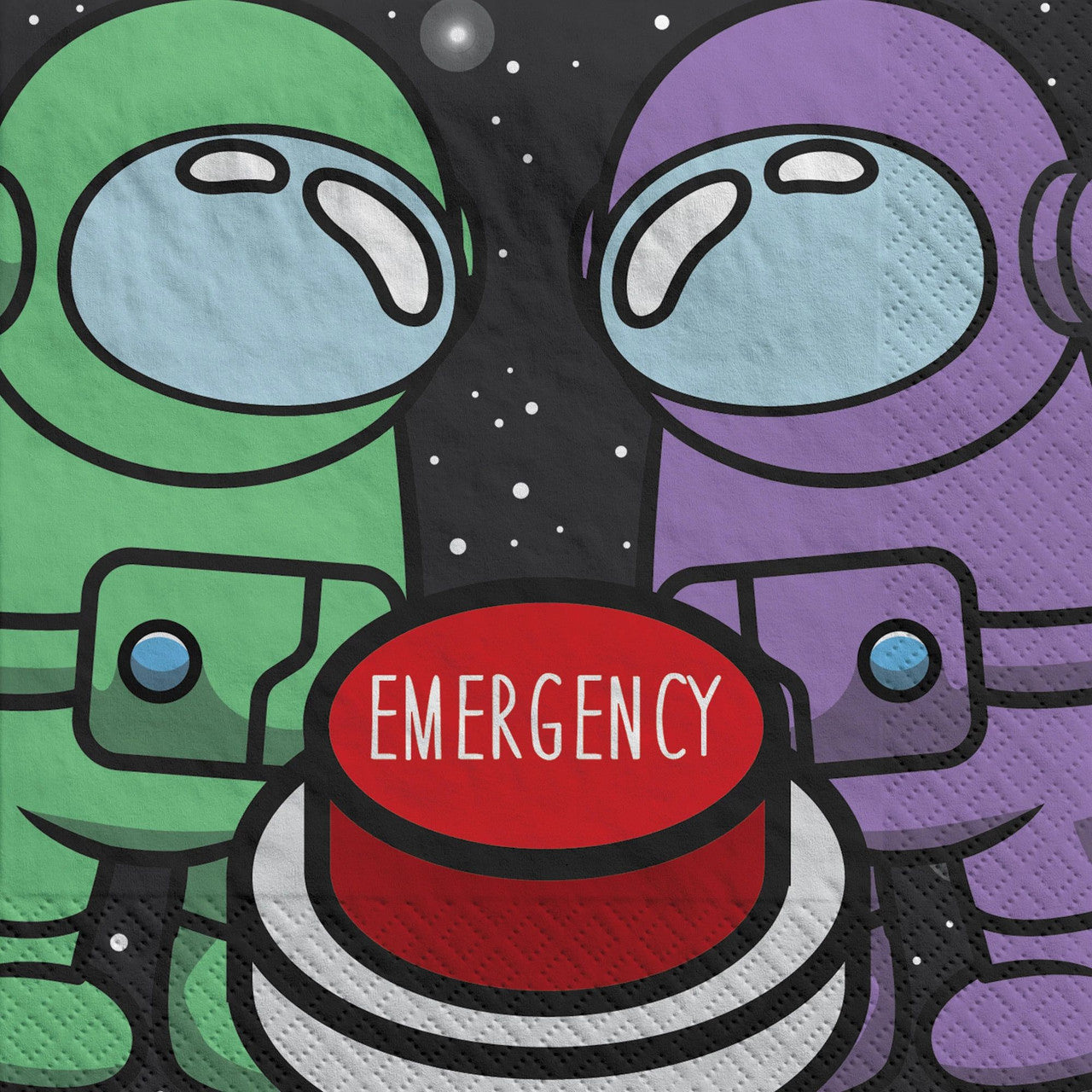 Spies In Space Outerspace Party Beverage Napkins 16 Pack