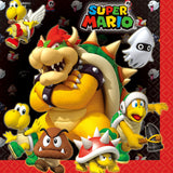 Super Mario Brothers Birthday Party Luncheon Napkins 16 Pack