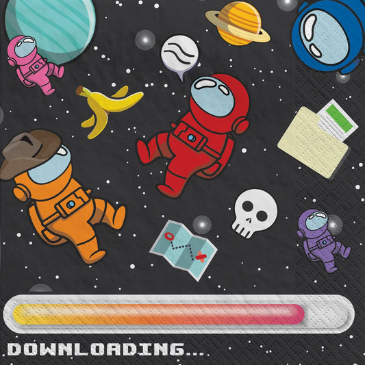 Spies In Space Outerspace Birthday Luncheon Napkins 16 Pack