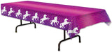 Unicorn Theme Plastic Table Cover
