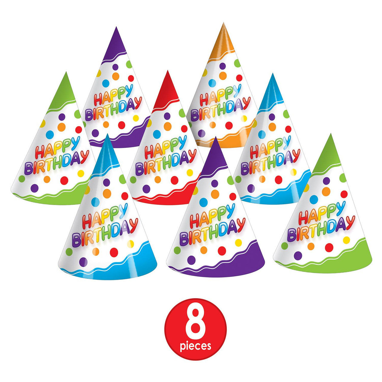 Deluxe Happy Birthday Party Box Multicolor Party Decorating Kit 33pcs