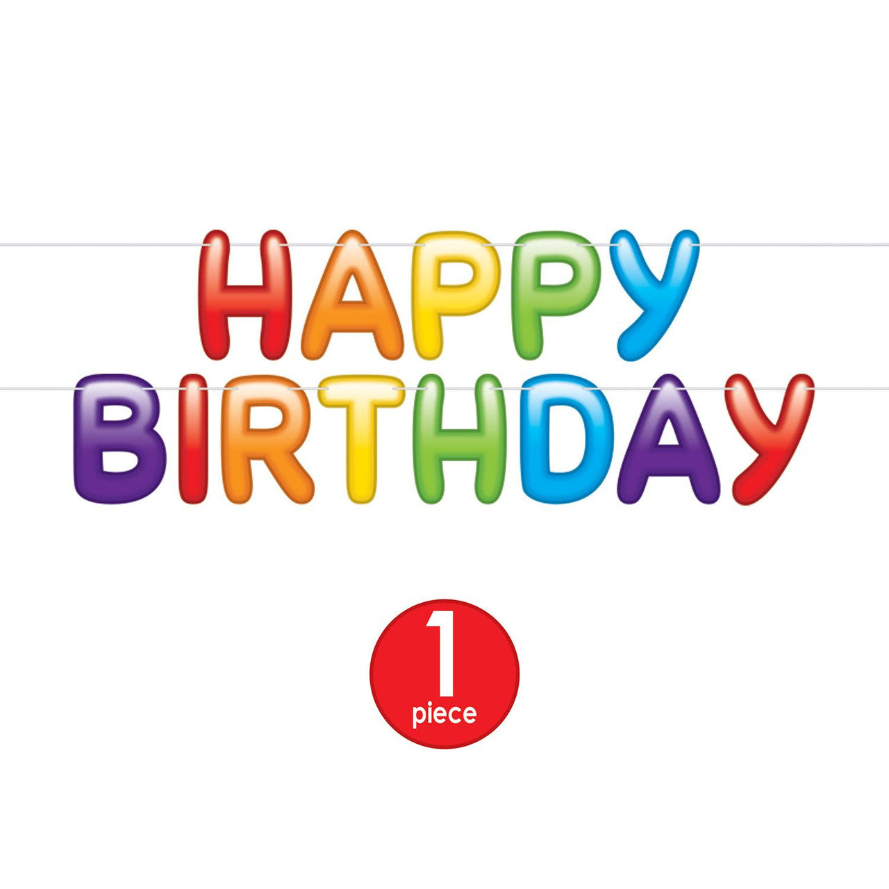 Deluxe Happy Birthday Party Box Multicolor Party Decorating Kit 33pcs