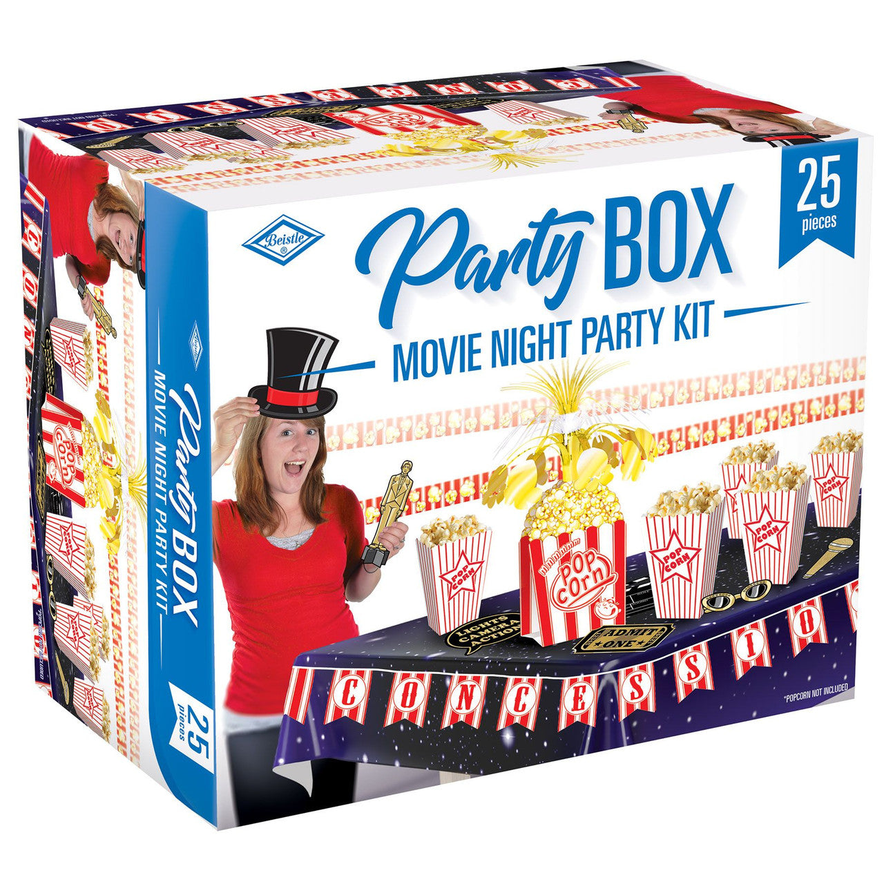 Movie Night All-In-One Party Kit 25pcs
