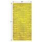 Metallic Square Gold Curtain Decorative Party Wall Curtain 6.5'