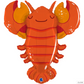 red lobster foil balloon supershape jumbo