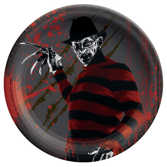 Nightmare on Elm Street Birthday Halloween Party Luncheon Dessert Plate