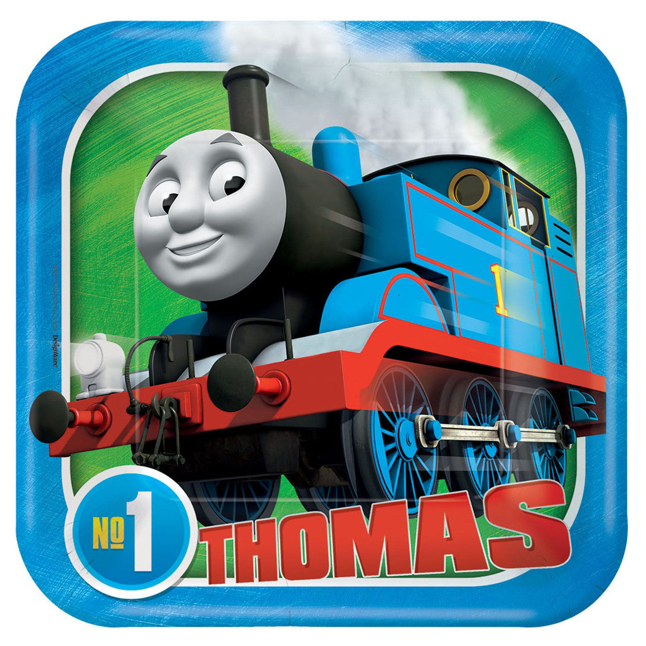 Thomas All Aboard Square Plates, 7"