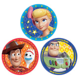 ©Disney/Pixar Toy Story 4 Assorted Round Plates, 7"