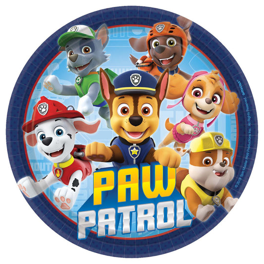 Paw Patrol Birthday Party Luncheon Dessert Plates