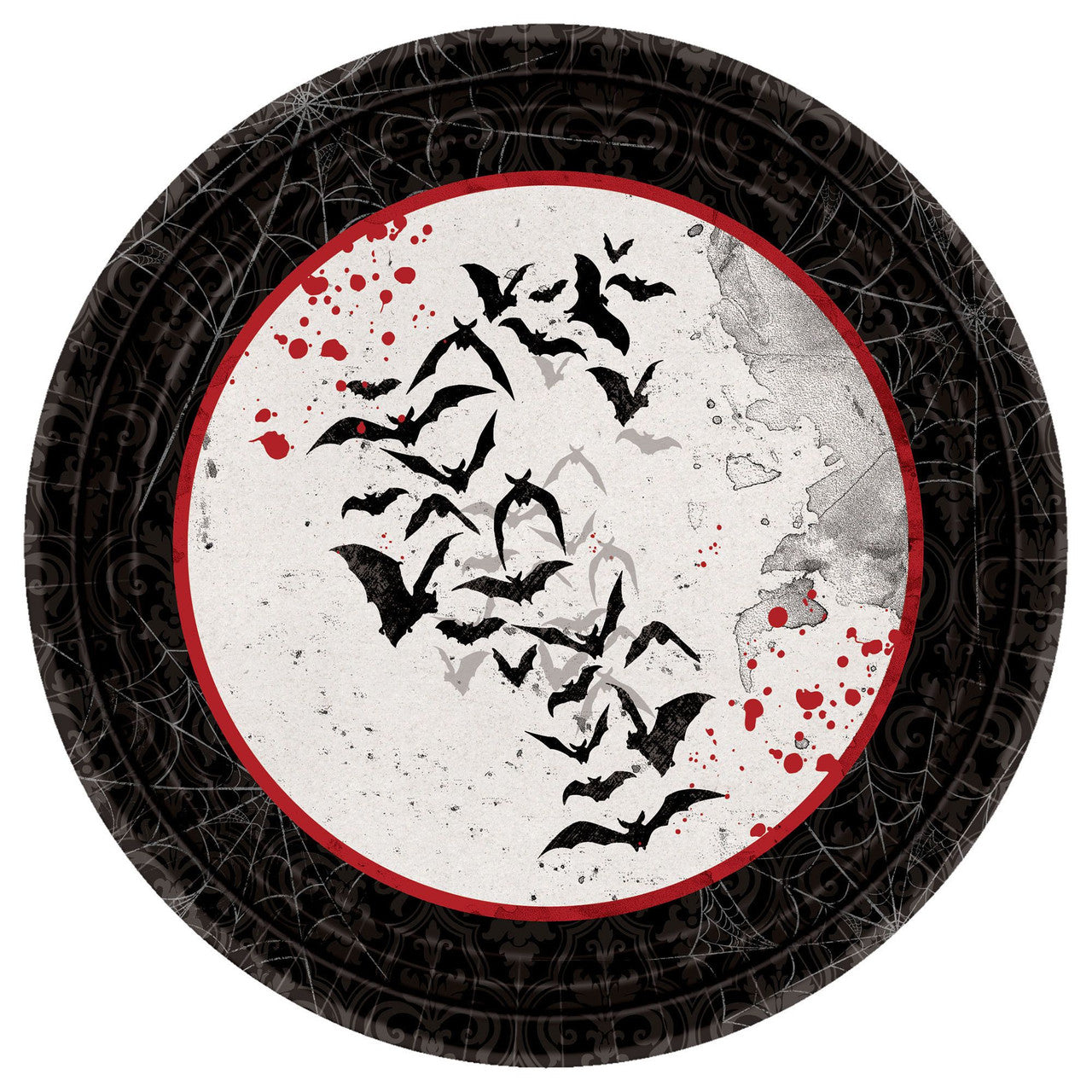 Dark Manor Bats Party Luncheon Dessert Plates