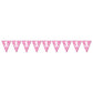 Pink 1st Birthday Banner