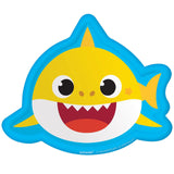 baby shark shape dessert party plates