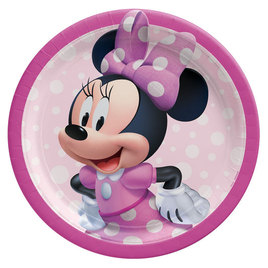 Minnie Mouse Classic Birthday Dinner Plates 8 Pack