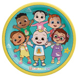Cocomelon 9" Round Birthday Party Dinner Plates