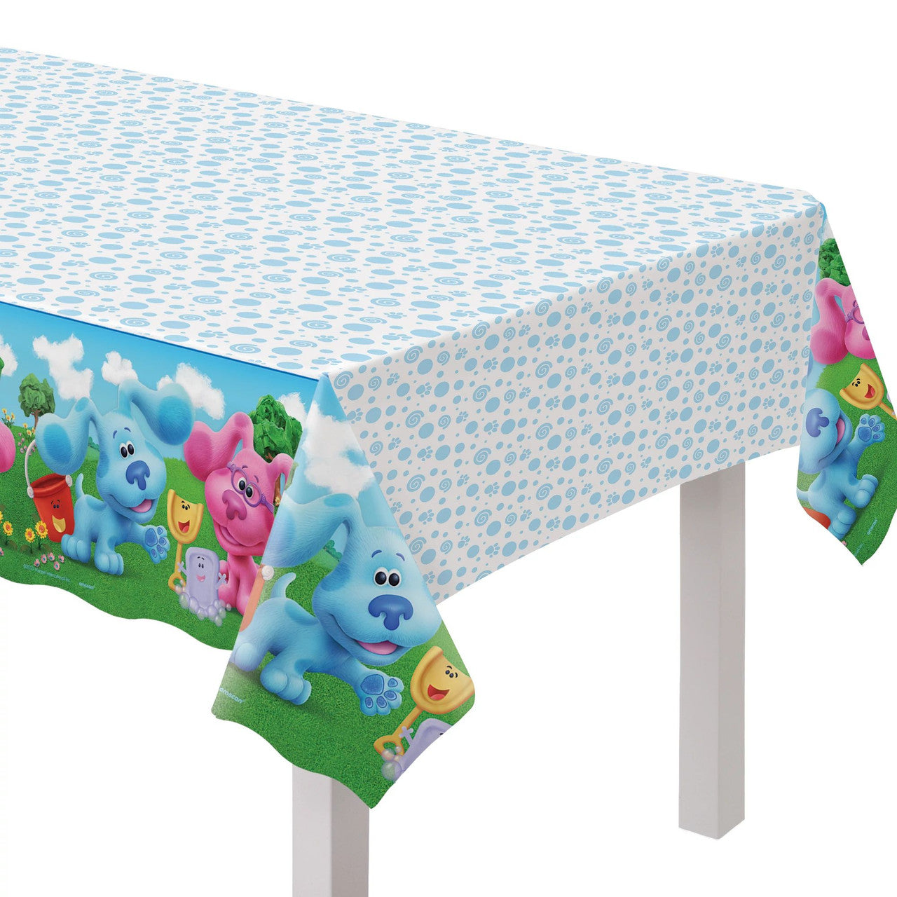 blues clues birthday party plastic tablecover