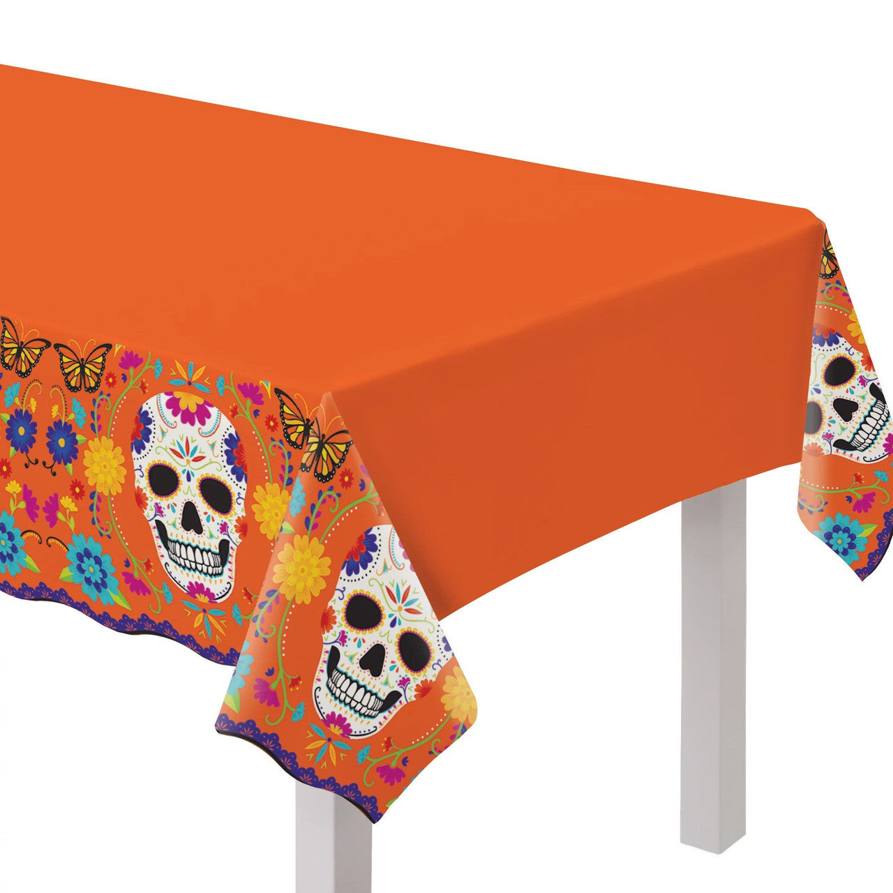Dia De Los Muertos Day of the Dead Party Rectangle Plastic Table Cover