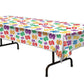 60th Theme Plastic Table Cover