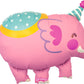 Prima 39" Pink Circus Elephant Foil Balloon