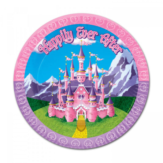 Princess Theme Plates 8pk