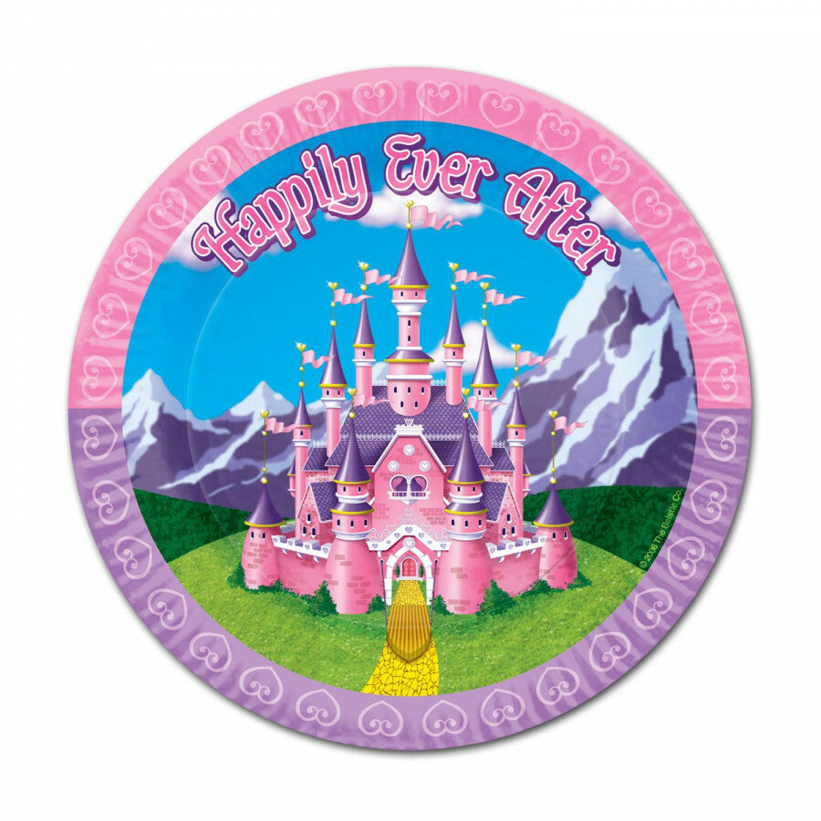 Princess Theme Plates 8pk