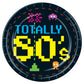 Totally 80s Retro Party Plates 8pkg